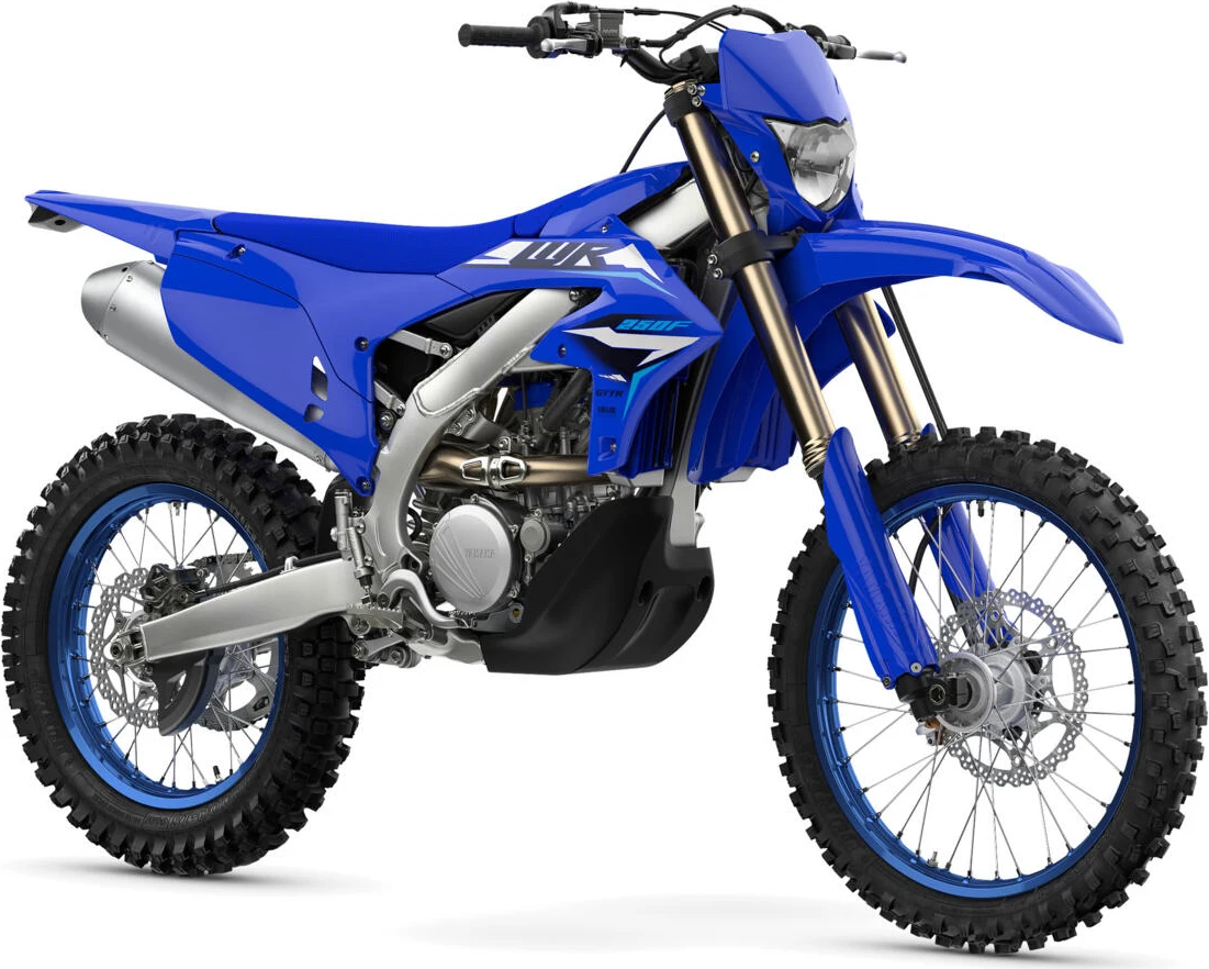 Yamaha WR250F Icon Blue side view