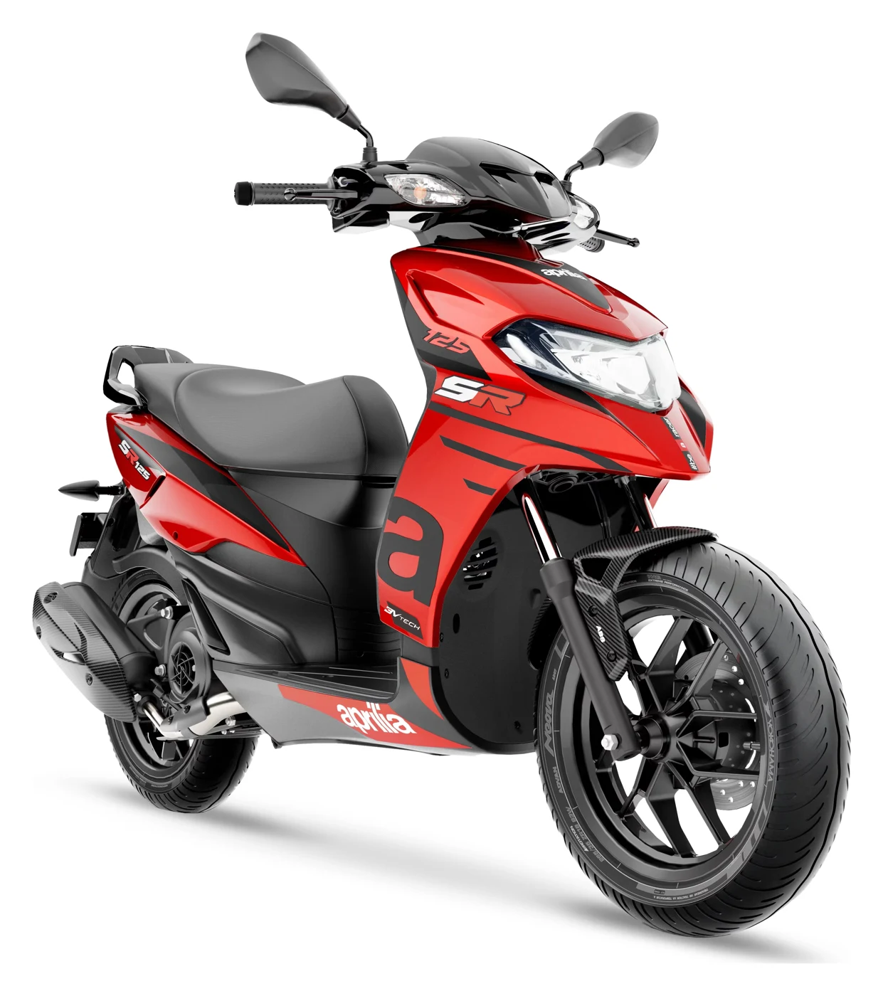 Aprilia SR 125 Red side view