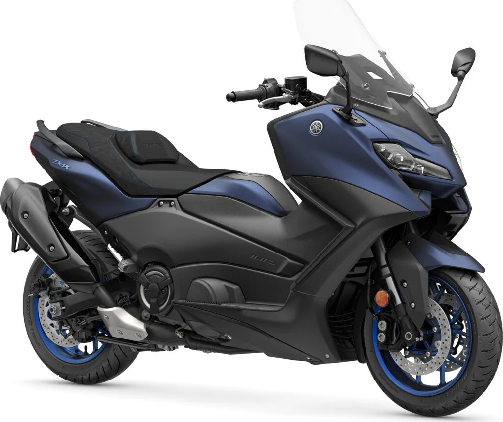 Yamaha TMAX Icon Blue side view
