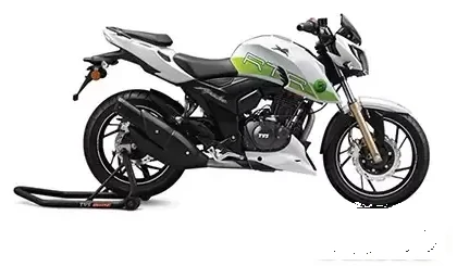 TVS Apache RTR 200 Fi E100 side view