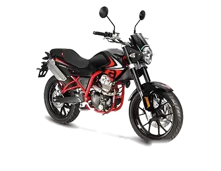 Aprilia Cafe 150 side view
